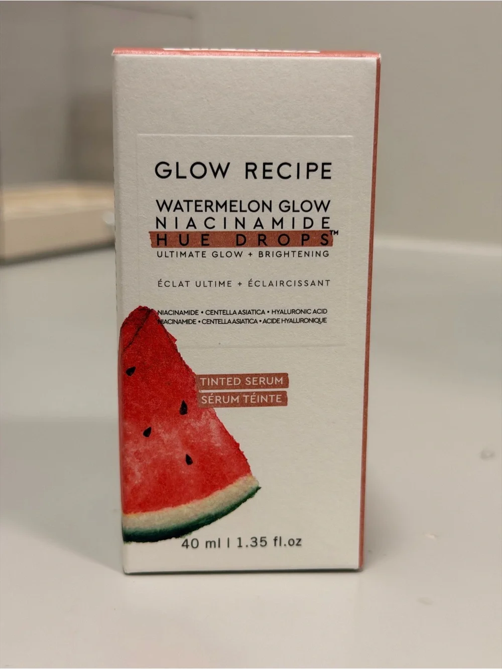 Glow Recipe Watermelon Glow Niacinamide Hue Drops Tinted Serum - Red Pink